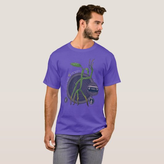 PICKETT™ de BOWTRUCKLE™ grafische kaart T-shirt (Voorkant volledig)