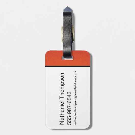 Pickett grafisch bagagelabel (Achterkant verticaal)