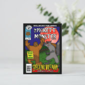 PICKETT MONSTER - Stripboek #3 Briefkaart (Staand voorkant)