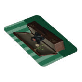 Pickett & Teddy in Briefcase Magneet (Rechterzijde)