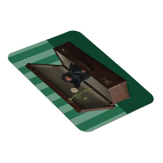 Pickett & Teddy in Briefcase Magneet (Rechterzijde)