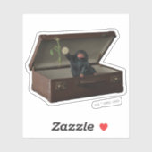 Pickett & Teddy in Briefcase Sticker (Vel)