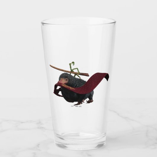 Pickett & Teddy met hand en Stropdas Glas (Voorkant)