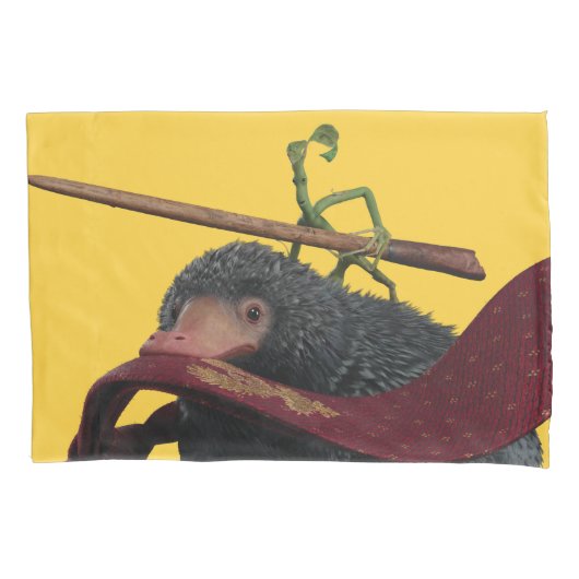 Pickett & Teddy met hand en Stropdas Kussensloop (Voorkant)