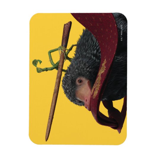 Pickett & Teddy met hand en Stropdas Magneet (Verticaal)