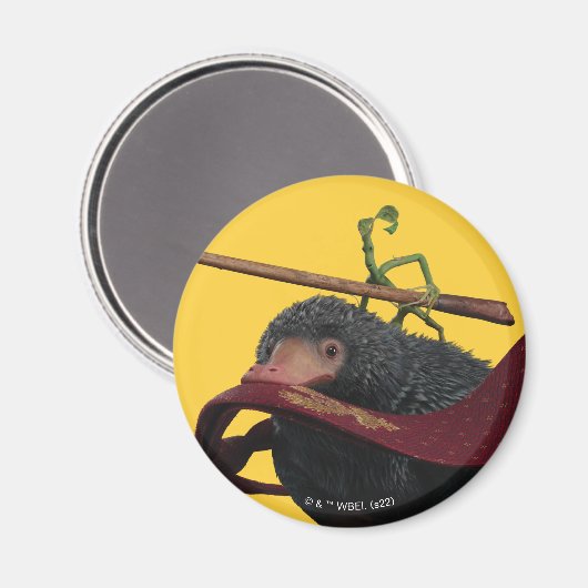 Pickett & Teddy met hand en Stropdas Magneet (Voorkant / Achterkant)