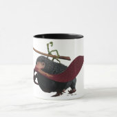 Pickett & Teddy met hand en Stropdas Mok (Midden)