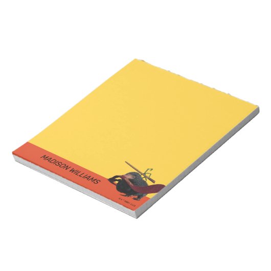 Pickett & Teddy met hand en Stropdas Notitieblok (Linkerzijde)