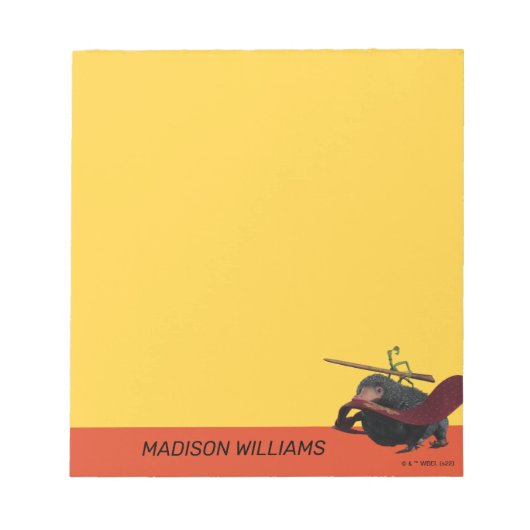 Pickett & Teddy met hand en Stropdas Notitieblok (Voorkant)