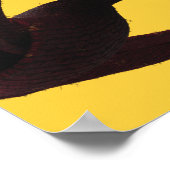 Pickett & Teddy met hand en Stropdas Poster (Hoek)