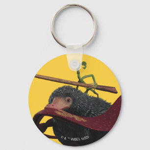 Pickett & Teddy met hand en Stropdas Sleutelhanger