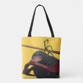Pickett & Teddy met hand en Stropdas Tote Bag (Achterkant)