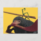 Pickett & Teddy With Wand and Tie Briefkaart (Voorkant)