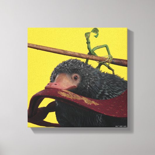 Pickett & Teddy With Wand and Tie Canvas Afdruk (Voorkant)