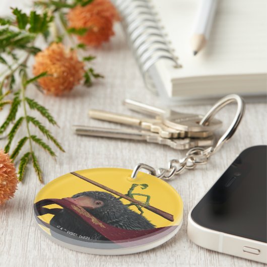 Pickett & Teddy With Wand and Tie Sleutelhanger (Voorkant Rechts)