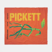 Pickett Vintage Graphic Fleece Deken (Voorkant (Horizontaal))