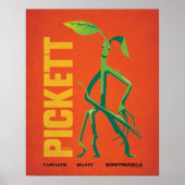 Pickett Vintage Graphic Poster (Voorkant)