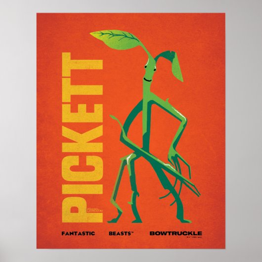 Pickett Vintage Graphic Poster (Voorkant)
