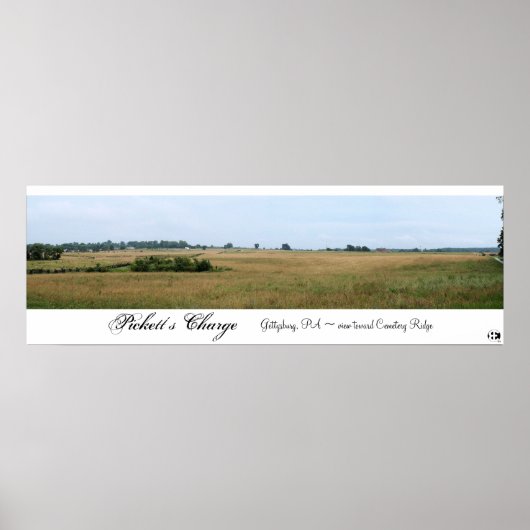 Picketts Charge Panorama Poster (Voorkant)