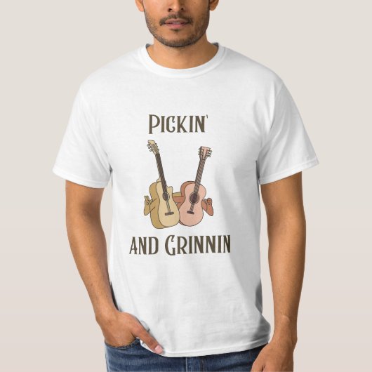 Pickin' en Grinnin T-shirt (Voorkant)