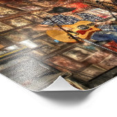 Pickin' in Nashville Foto Afdruk (Hoek)