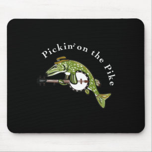 Pickin On The Pike Grafisch Voor Muziek-lievende V Muismat