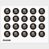Picking Crew Grappige Pompoen Patch Halloween Kost Ronde Sticker (Vel)