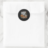 Picking Crew Grappige Pompoen Patch Halloween Kost Ronde Sticker (Tas)