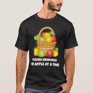 Picking Memories Nostalgische Apple Picking Herfst T-shirt