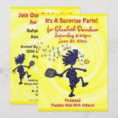 Picklball Feest Uitnodiging (Voorkant / Achterkant)