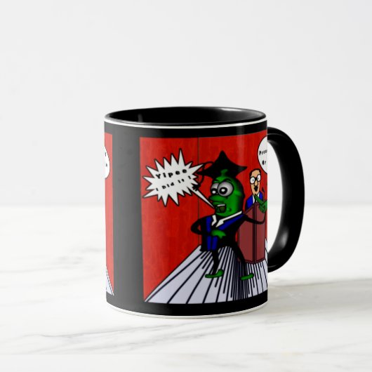 Pickle Afstudeerder Mok (Voorkant rechts)