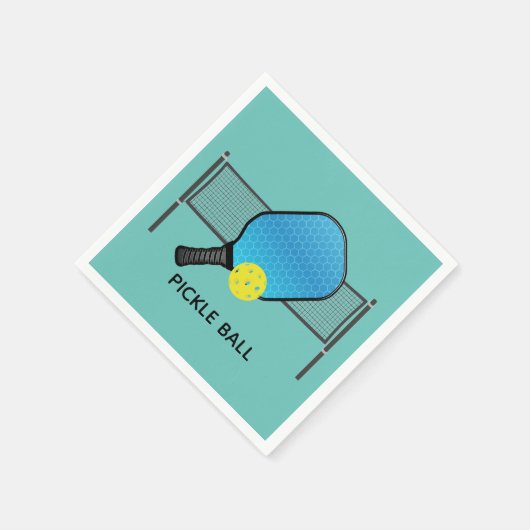 Pickle Ball Ball Design Paper Napkins Servet (Hoek)
