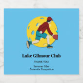 Pickle Ball Bier Etiket (Enkel label)