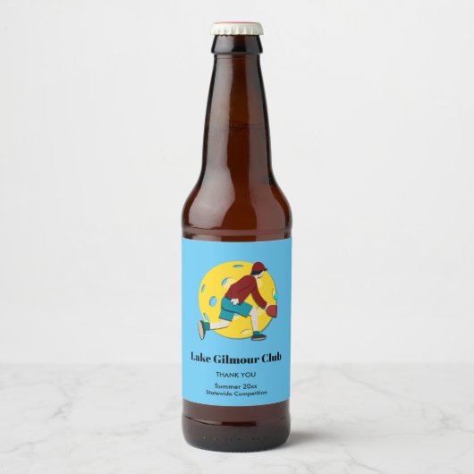 Pickle Ball Bier Etiket (Voorkant)
