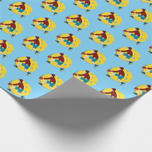 Pickle Ball Cadeaupapier (Hoek)