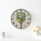 Pickle Ball Funny Pickleball Paddle Grote Klok (Huis)