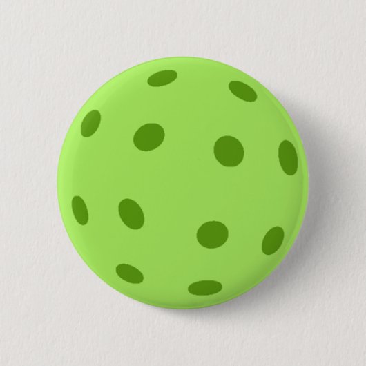 Pickle Ball Gift Green Pickleball Ronde Button 5,7 Cm (Voorkant)
