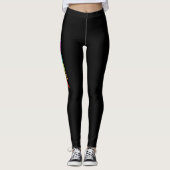 Pickle-Ball Glitter-Logo op Leggings (Voorkant)