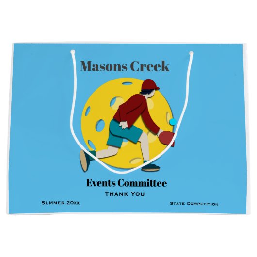 Pickle Ball Groot Cadeauzakje (Voorkant)