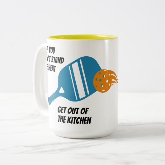 Pickle Ball Humor Mok (Voorkant links)