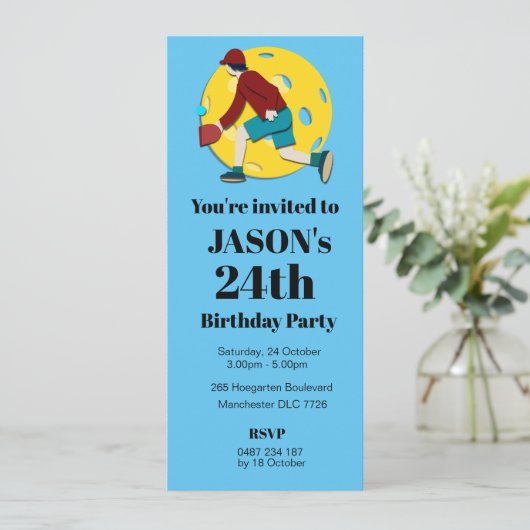 Pickle Ball Kaart (Staand voorkant)