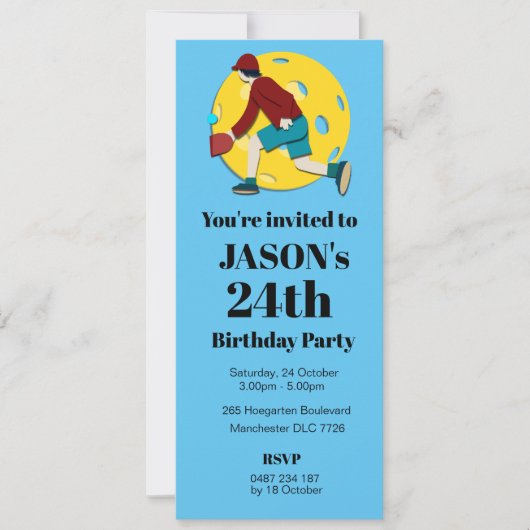 Pickle Ball Kaart (Voorkant)