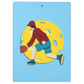 Pickle Ball Klembord (Achterkant)