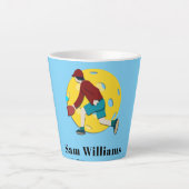 Pickle Ball Latte Mok (Voorkant)