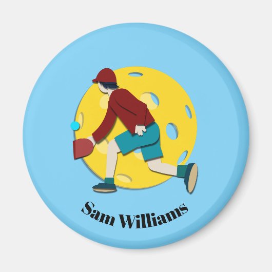 Pickle Ball Magneet (Voorkant)