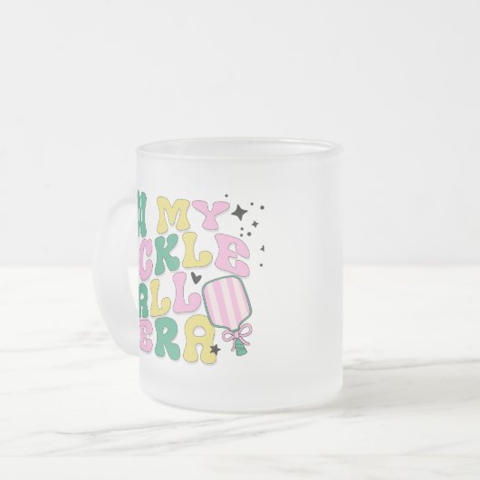 Pickle Ball Mok in mijn Pickle Ball tijdperk Mok G (Voorkant links)