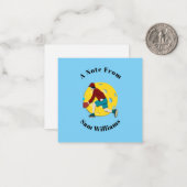 Pickle Ball Notitiekaartje (Voorkant / Achterkant in situ)