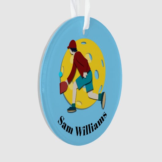 Pickle Ball Ornament (voorkant)
