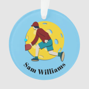 Pickle Ball Ornament