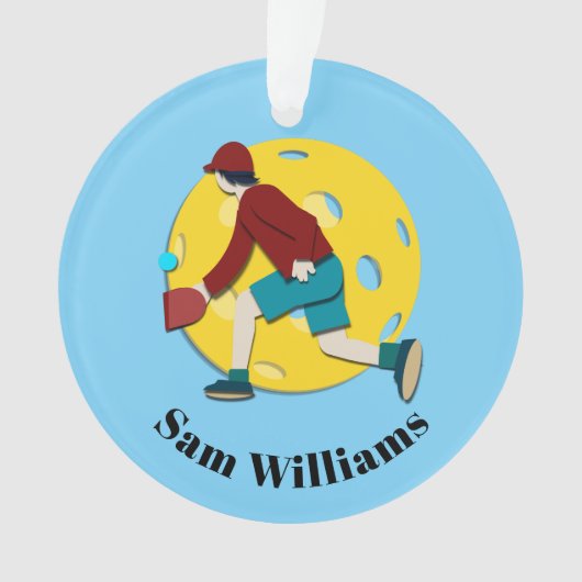 Pickle Ball Ornament (voorkant)